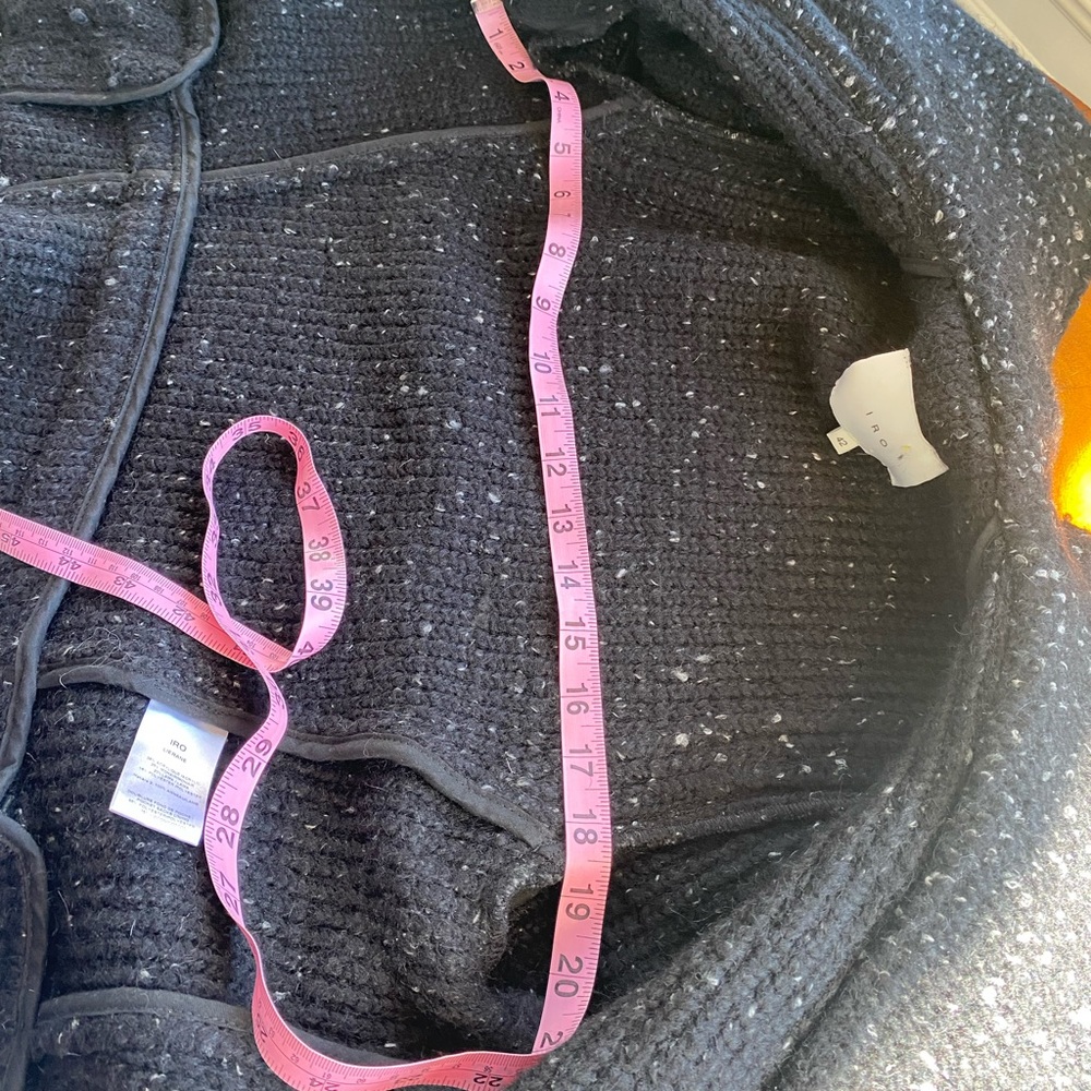 IRO moto sweater jacket cardigan - Picture 10 of 12